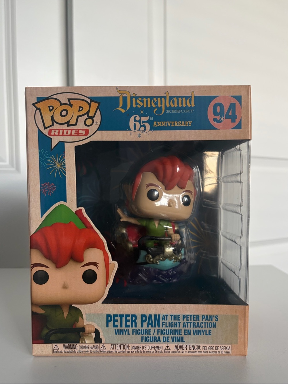 Funko Rides Peter Pan (Green/Red) - Disneyland 65th Anniversary